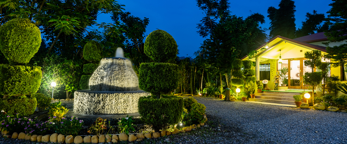 Swimming pool view at Aura Corbett Resort