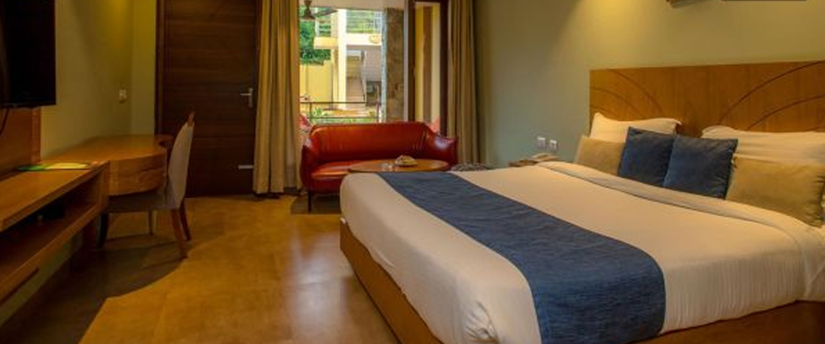 Ayurvedic spa and relaxation zone at Beyond Stay Corbett